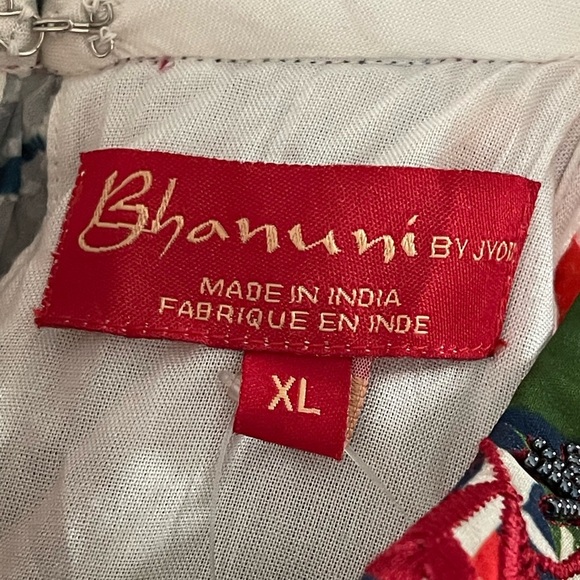 Bhanuni by JYOTI | Anthropologie | The Marilla Maxi Dress Halter Embroidery Boho - Picture 8 of 13